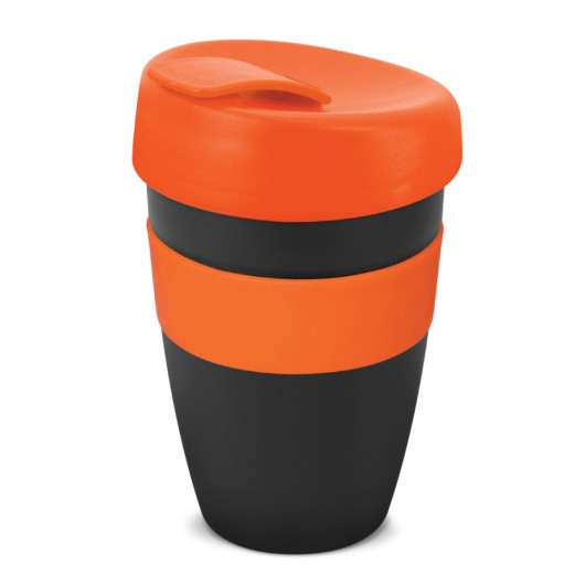 Double Wall Lyon Cups black orange
